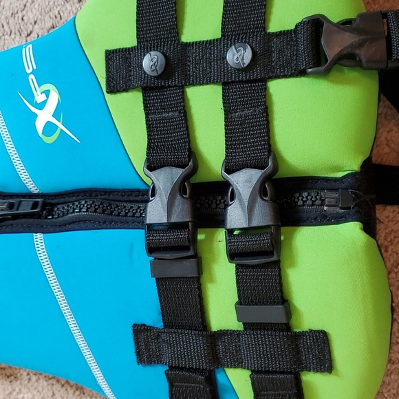 XPS  Blue and green type 3 child type 3 child safety swim vest - Picture 8 of 10